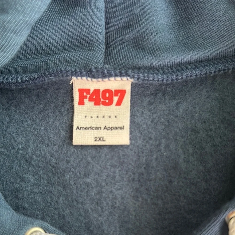 Poker Joker American Apparel Navy Zip-Up Hoodie